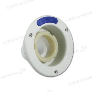 Bocchettone acqua bianco FIAT Ø 40 mm con targhetta acqua blu