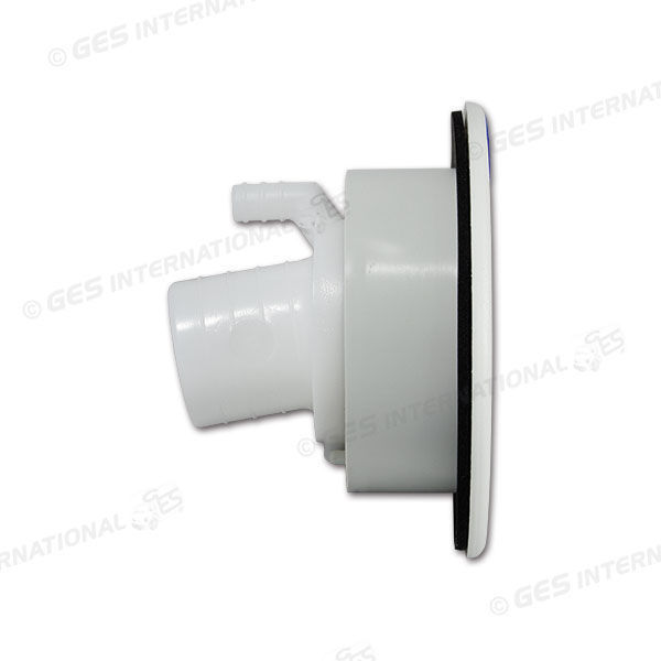 Bocchettone acqua bianco FIAT Ø 40 mm con targhetta acqua blu