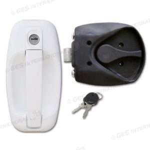 Serratura completa Star Protek bianca