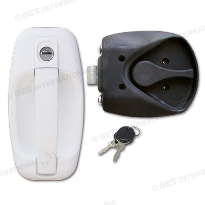 Serratura completa Star Protek bianca