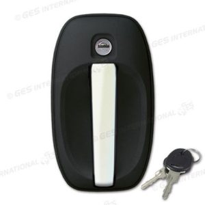 Maniglia esterna SMART M1 cromo/nera con chiavi