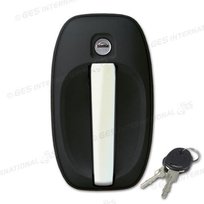 Maniglia esterna SMART M1 cromo/nera con chiavi