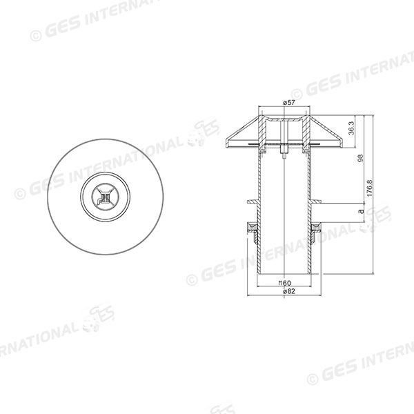 Camino termoplastico Ø 60 mm - Zadi