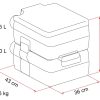 Wc portatile Bi Pot 39 per Camper Fiamma