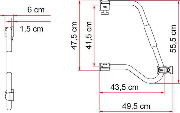 Maniglia di sicurezza Security 46 Pro Fiamma
