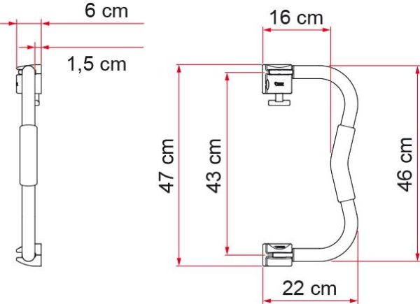 Maniglia di sicurezza Security S Fiamma