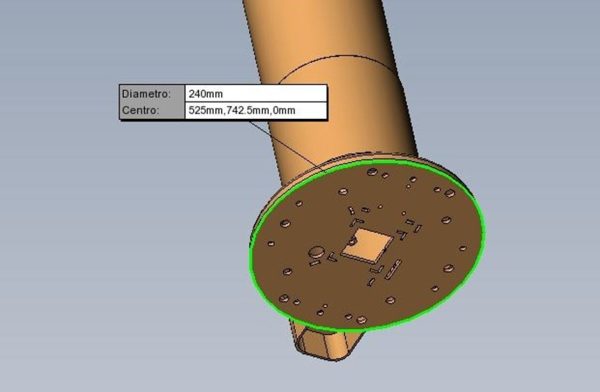 Gamba Tavolo Rotante GM