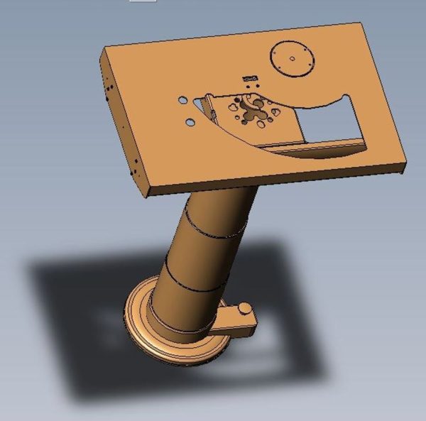 Gamba Tavolo Rotante GM