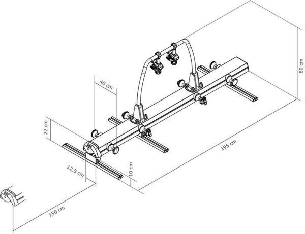 Portabici Garage Thule Veloslide