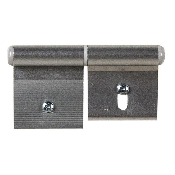 Kit Cerniera C12 48x40 + 43x40 Anodizzata Argento Dx+Sx