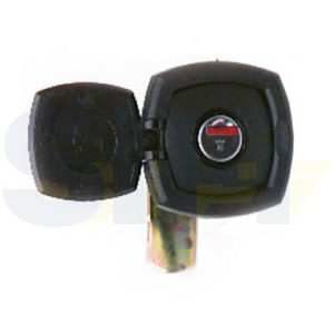 Serratura Quadrata con Sportello Bianca con Rotore e Chiavi