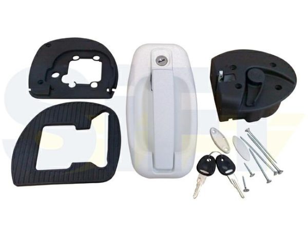 SMART-Serratura Bianca per Porte Parte Int. Pro Tek