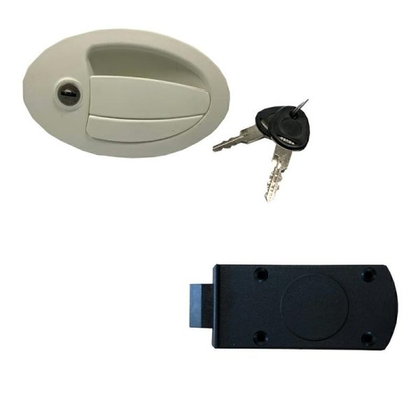 Serratura Flacp-Lock Fish Bianca Senza Gancio di Sicurezza