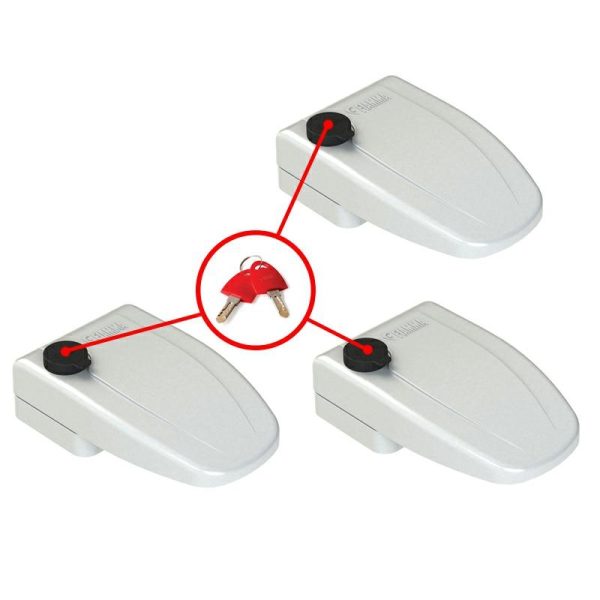 Serrature 3 Safe Door Bianca per Camper Fiamma