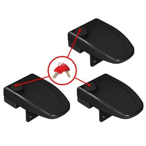 Serrature 3 Safe Door Frame Nero Fiamma