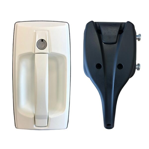 Serratura New Basic Edge Maniglia Bianca