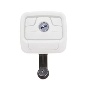 Serratura 1140 Bianca Chiusura a Gancio per Portelloni