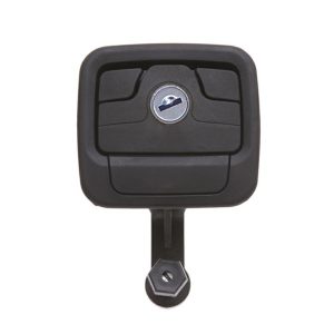 Serratura 1140 Nera Chiusura a Gancio per Portelloni