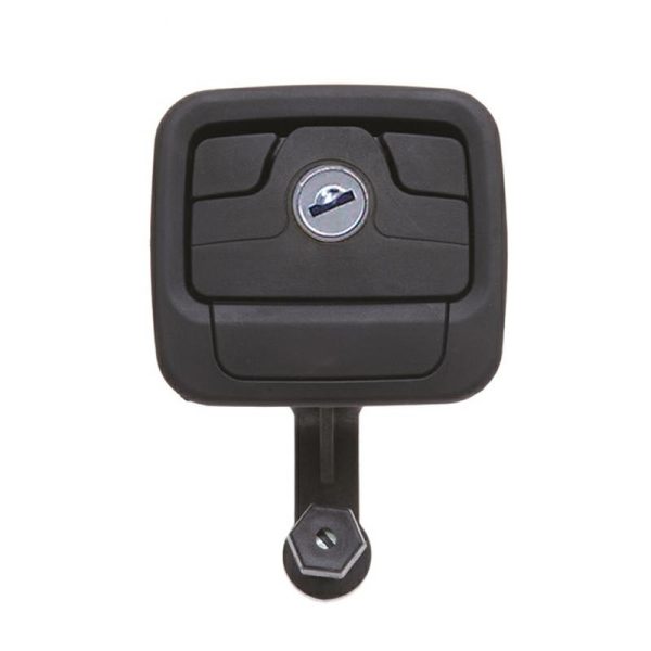 Serratura 1140 Nera Chiusura a Gancio per Portelloni