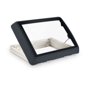 Oblò Dometic Midi Heki Style Grigio con Manovella e Senza Ventilazione Forzata