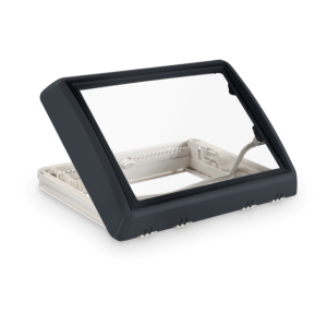 Oblò Dometic Midi Heki Style Grigio con Leva e Ventilazione Forzata