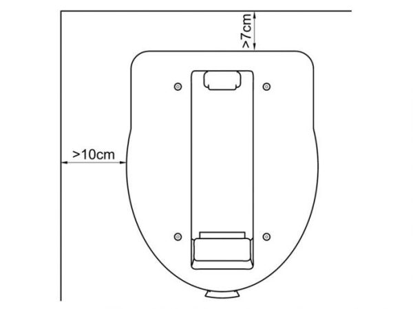 Kit Di Fissaggio Al Suolo Porta Potti Excellence (Piastra Pavimento)