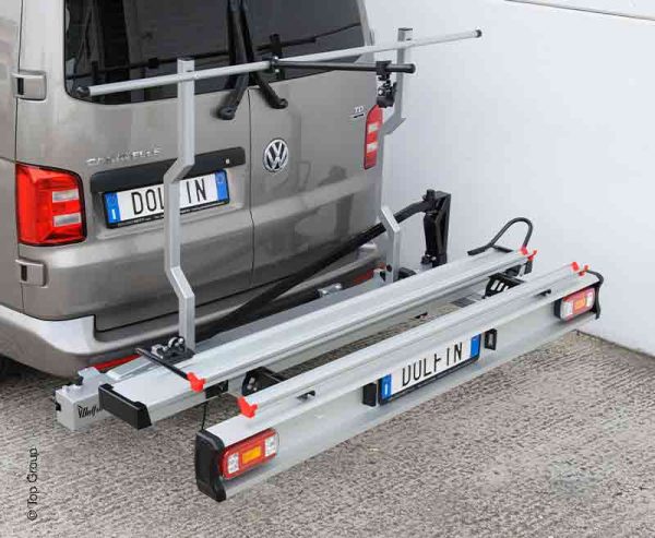 Portamoto Van/Furgonato DOLFIN Goldschmitt 1 Moto + 1 Bici con Rampa Incorporata