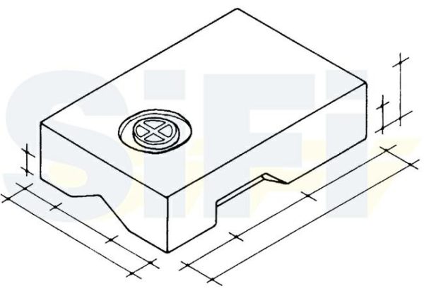 Serbatoio Acqua Ford 98/2000 Bianco 110 Litri