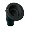 Bocchettone Acqua con Foro di Uscita di Diametro 35 mm Nero