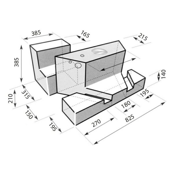 Serbatoio Acqua Ducato 2002/2006 110 Litri Bianco