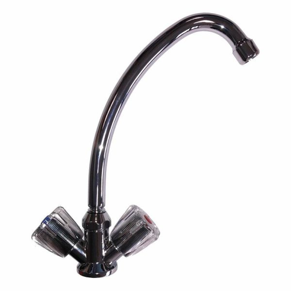 Gruppo Monoforo con Bocca Tubo Cromato