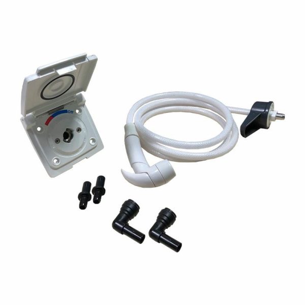 Presa Esterna Acqua con Miscelatore e Doccia 200 cm