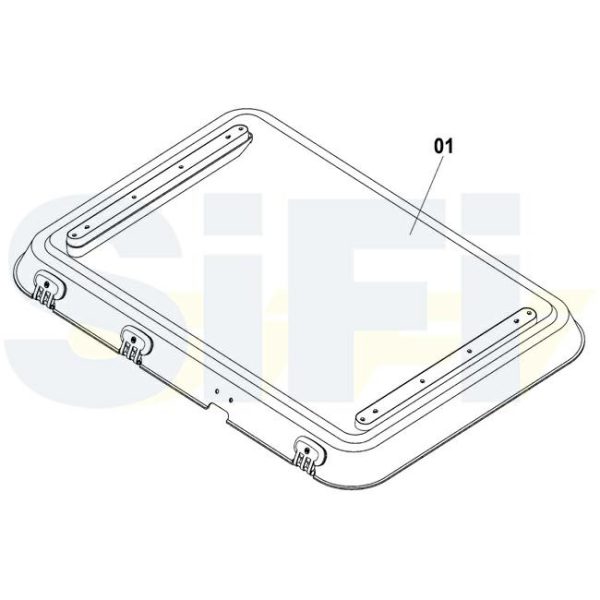 CUPOLA RICAMBIO HEKI 3/3 PLUS-HEKI 4/4 PLUS