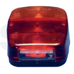 FANALE POSTERIORE 3 FUNZIONI + LUCE TARGA