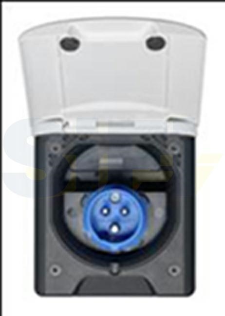 PRESA ESTERNA CHIUSURA MAGNETICA BIANCA