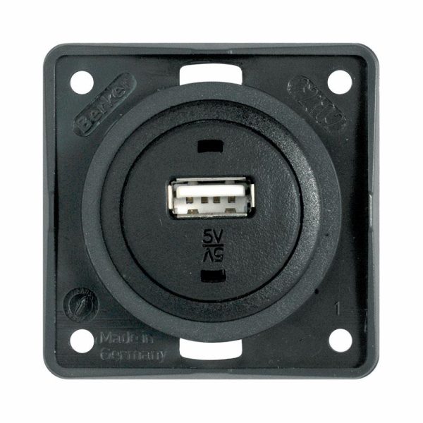 PRESA BERKER USB 5V 1A GRIGIA (EX 95314.40)