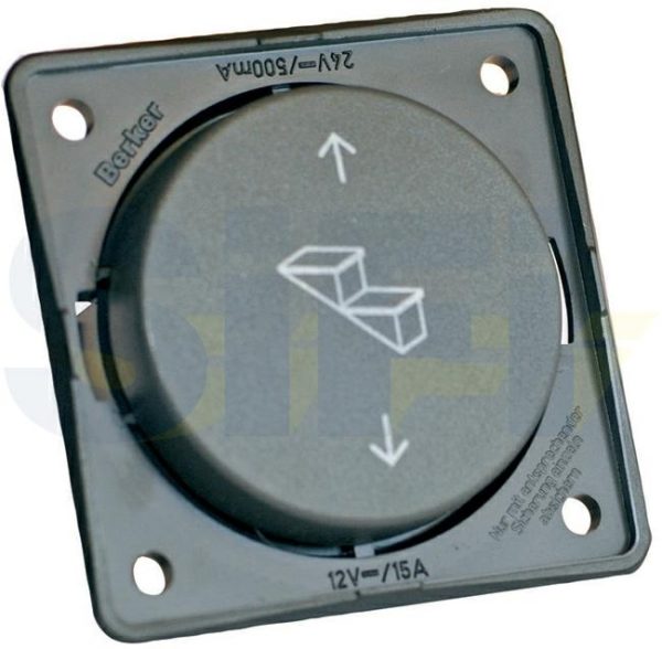 BMCG5 INTERRUTTORE GRADINI 3 POSIZIONI BERKER CROMO LUCIDO