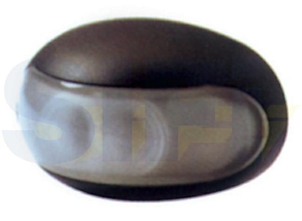 LUCE POSIZIONE BIANCA A SBALZO ORIZZONTALE INVOLUCRO NERO