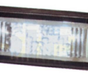 LUCE POSIZIONE BIANCA INCASSO ORIZZONTALE INVOLUCRO NERO