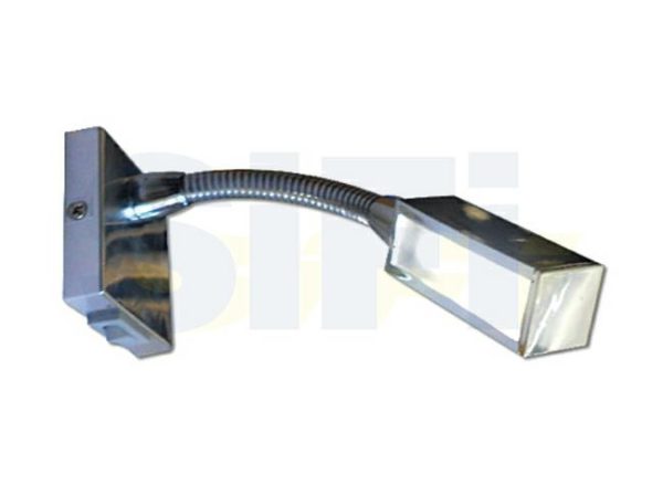 SPOT LED MOD.91F 12V LED RT1 100Lm 3000°K+INT. CROMO LUCIDO