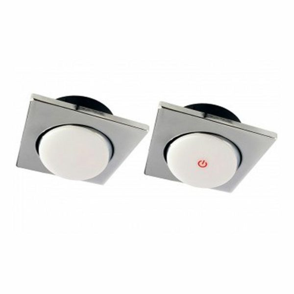 SPOT MOD.1000 S 12V LED LV11 200Lm WW SILVER TOUCH