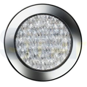 Fanale Posteriore a LED BBS 727 W/12v con Anello Cromato
