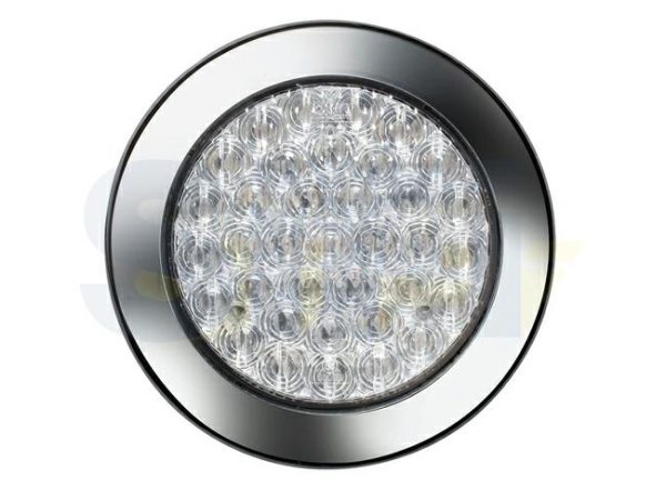Fanale Posteriore a LED BBS 727 W/12v con Anello Cromato