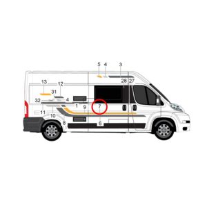 Adesivo Giallo Porta Scorrevole Sun Living Flexo 2015