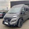 Bull bar - BULL BAR Ø60 C/TRAV E OMOLOGAZIONE (CE) per FIAT Ducato Maxi Camper NERO OPACO