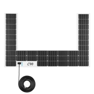 Pannello Solare E-Van 90W Sagomato a C Moscatelli