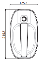 Maniglia di Ricambio Smart Argento 1122DXCP51PEN