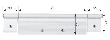 Kit Cerniera C08 Bianco