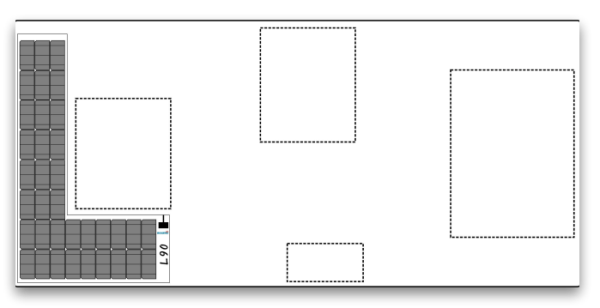 Pannello Solare E-Van 90W Sagomato a L Moscatelli