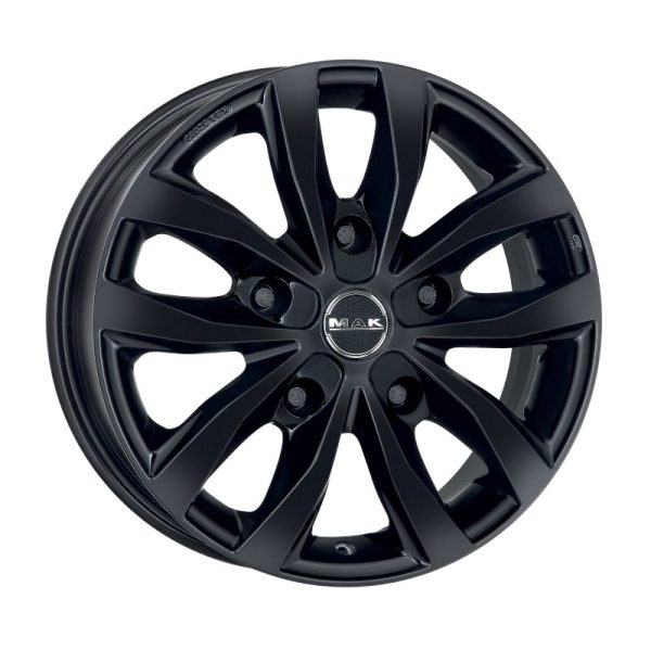 Cerchio in Lega Load 5 Gloss Black per Camper Fiat Ducato X250 dal 07/2006 in Avanti 17"